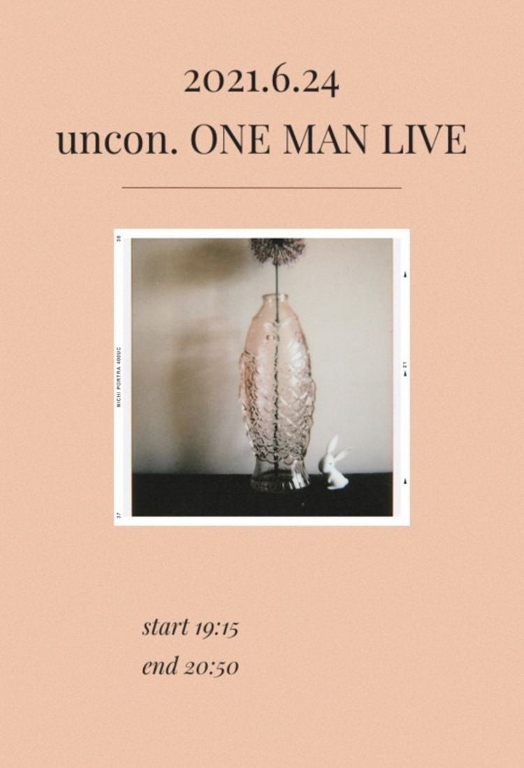 uncon. ONE MAN LIVE